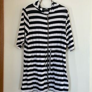 Women’s zip up swimsuit cover up.